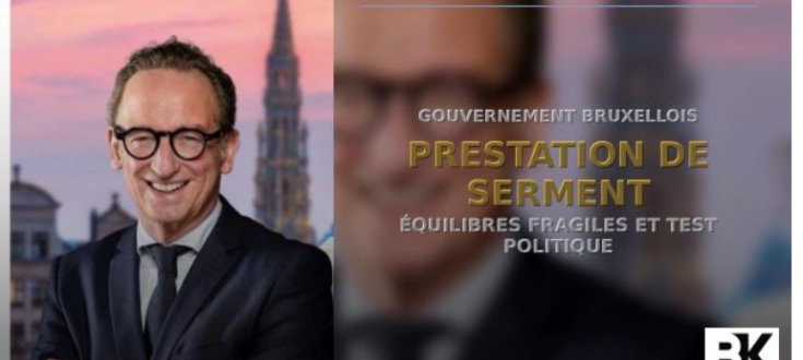  Boris Dilliès est le nouveau ministre-président du gouvernement bruxellois  