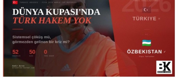 DÜNYA KUPASI'NDA TÜRK HAKEM YOK: SİSTEMSEL ÇÖKÜŞ MÜ, GÖRMEZDEN GELİNEN BİR KRİZ Mİ?  