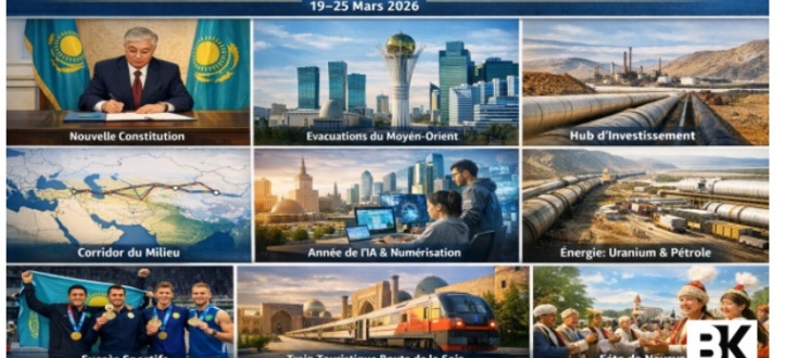 Kazakhstan in Focus – Semaine du 19 mars 2026  