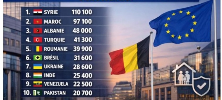 Top 10 des nouveaux citoyens de l’Union européenne en 2024  