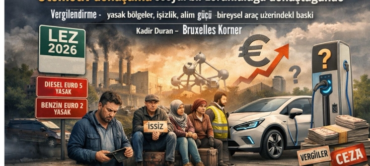 Vergilendirme, yasak bölgeler, işsizlik, alım gücü: bireysel araç üzerindeki baskı  